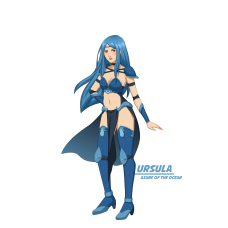 Ursula Azure of the Ocean Poster